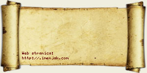 Jana Dumanović vizit kartica